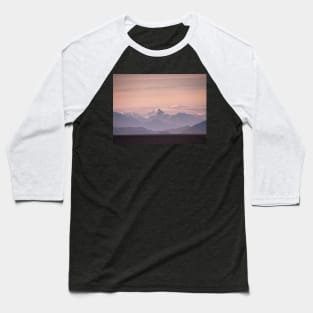 Alaskan Mountain Range Baseball T-Shirt